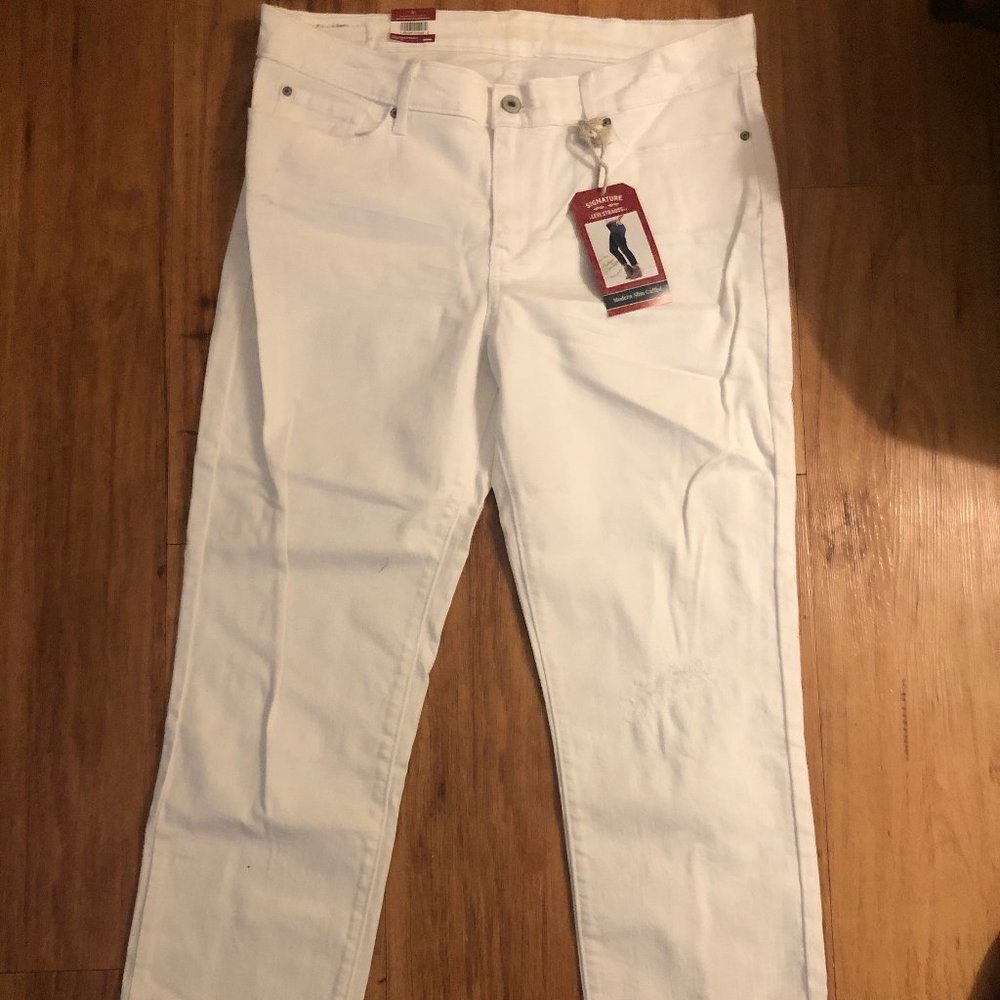 Women's White Ripped Jeans